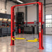 AMGO OH-10 Clear Floor Two-Post Lift installed in a professional automotive garage