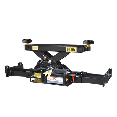 AMGO RJ-6A Pneumatic Rolling Bridge Jack main product view on a light background