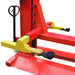 AMGO SML-7 Mobile Single Post Lift patented bionic arms for precise positioning at lifting points