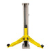 Triumph C-7000 Portable Two-Post Car Lift single post front view with extended lifting arms and pads