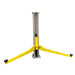 Triumph C-7000 Portable Two-Post Car Lift single post with two adjustable yellow lifting arms.