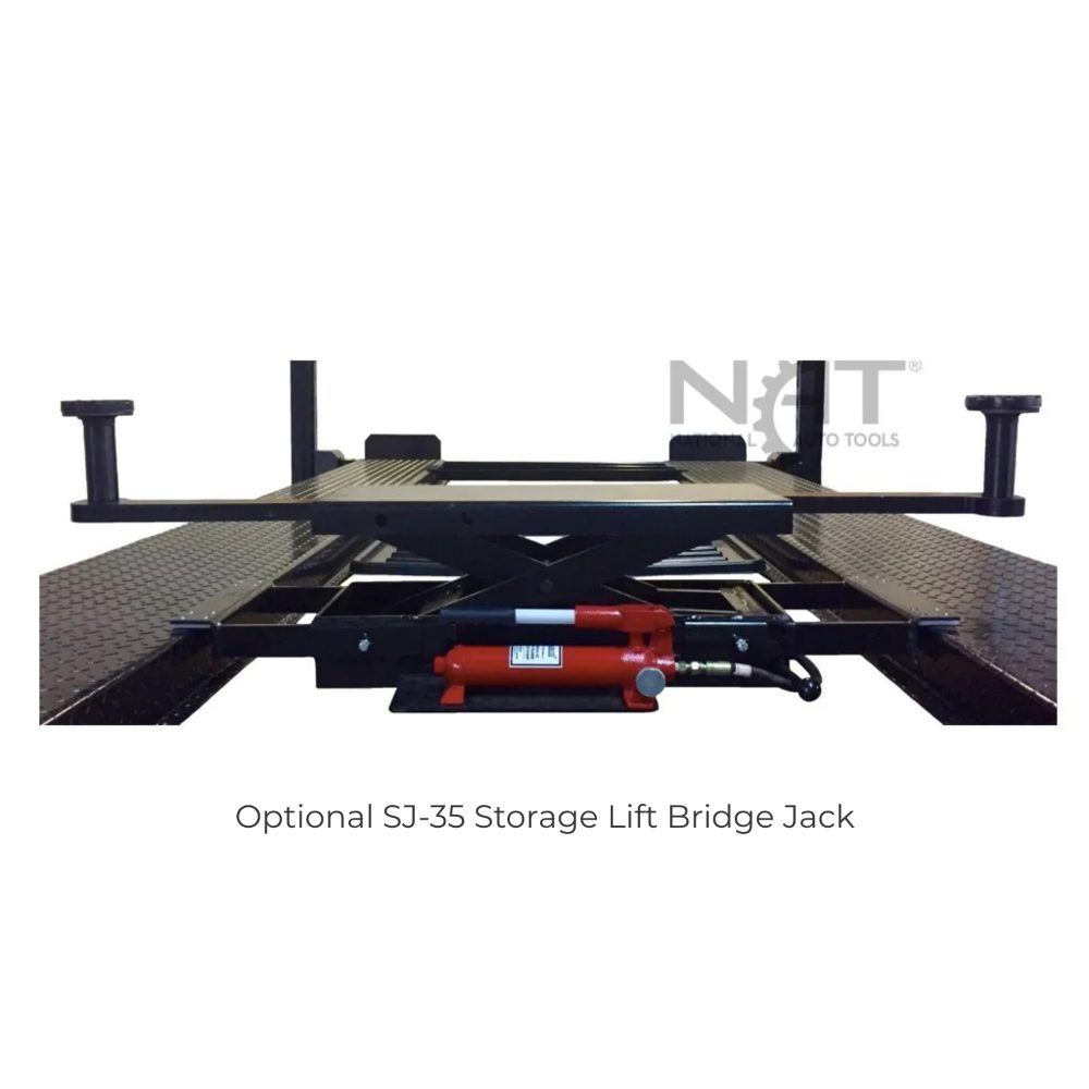 Triumph NSS-8 8,000 lb Four-Post Car Lift  - Optional SJ-35 Lift Jack