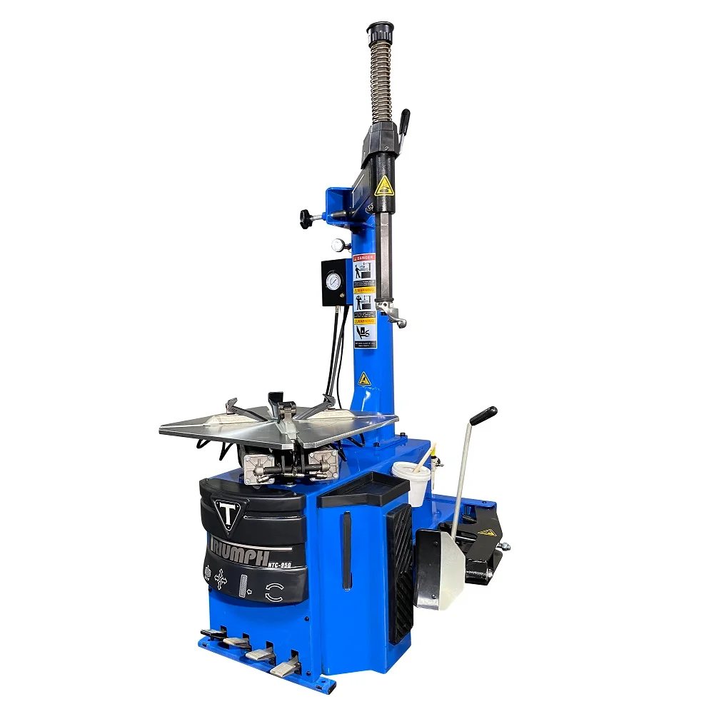 Triumph NTC-950 & NTB-550 Tire Changer and Wheel Balancer Combo NTC-950 tire changer angled view