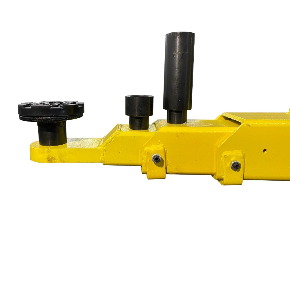 Triumph NTO-10A Overhead Two-Post Lift lifting pad and adapter detail