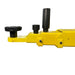 Triumph NTO-10A Overhead Two-Post Lift lifting pad and adapter detail