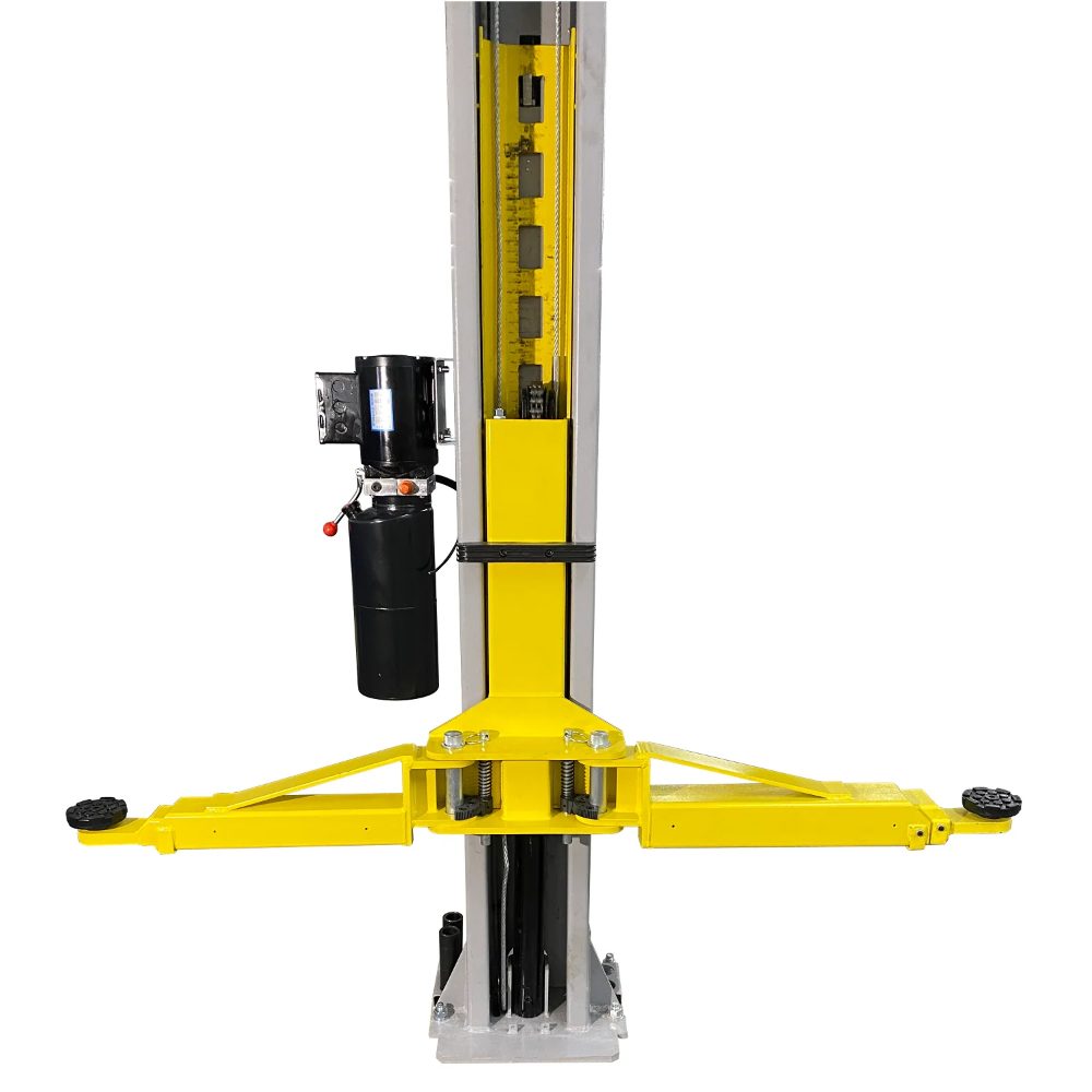 Triumph NTO-10A Overhead Two-Post Lift power unit and lifting arm assembly