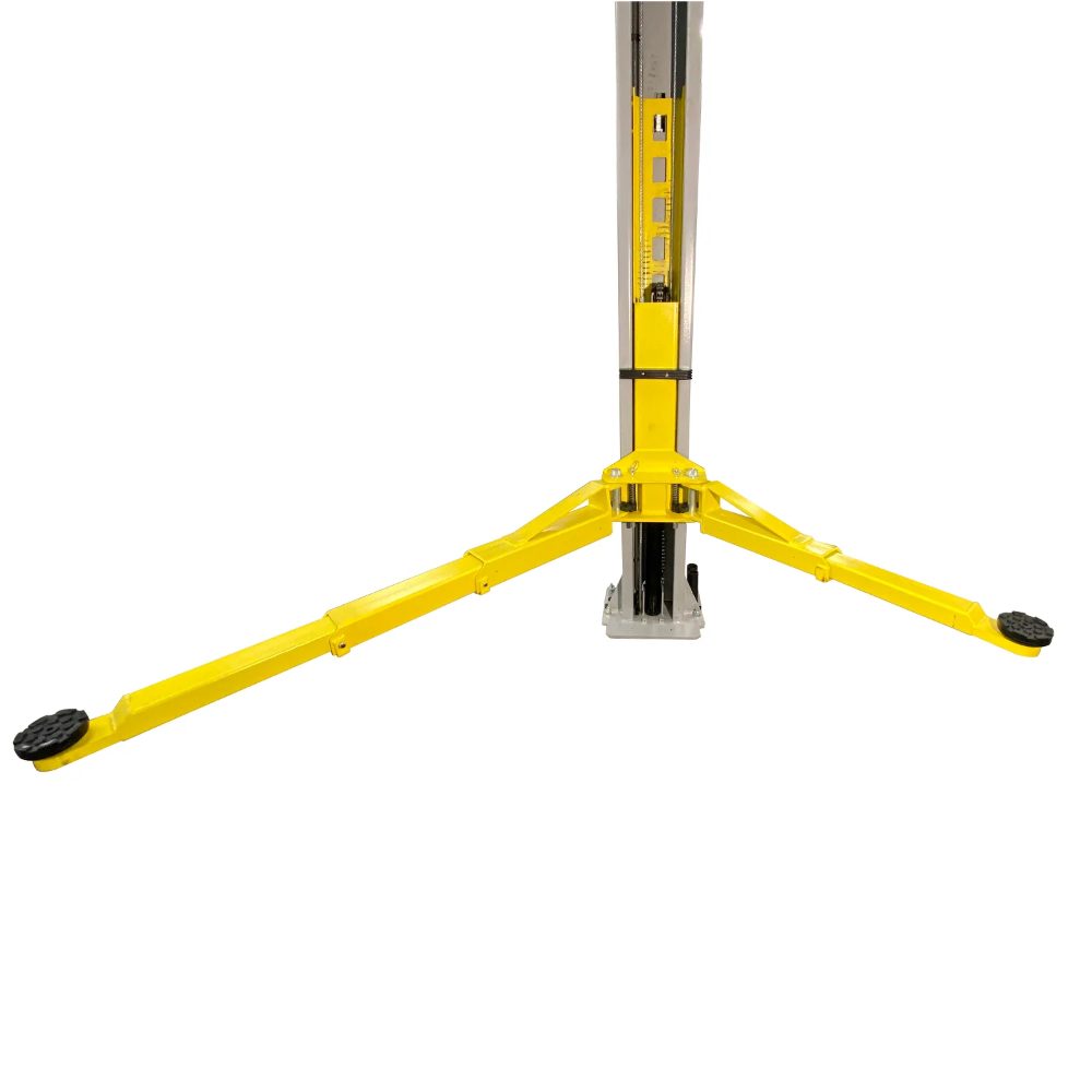 Triumph NTO-10A Overhead Two-Post Lift three-stage lifting arm extended