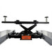 Triumph RJ-5000 5,000 lb Rolling Bridge Jack in raised position with hydraulic lifting mechanism